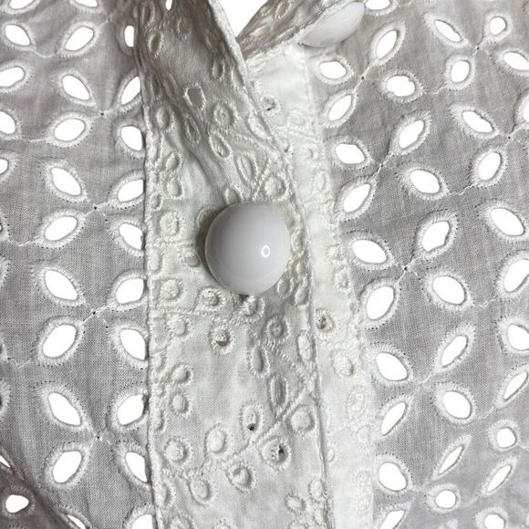 Nanette Lepore Ooh La La Eyelet Shirt Cover Up Dress NWT S (002) - Picture 9 of 14